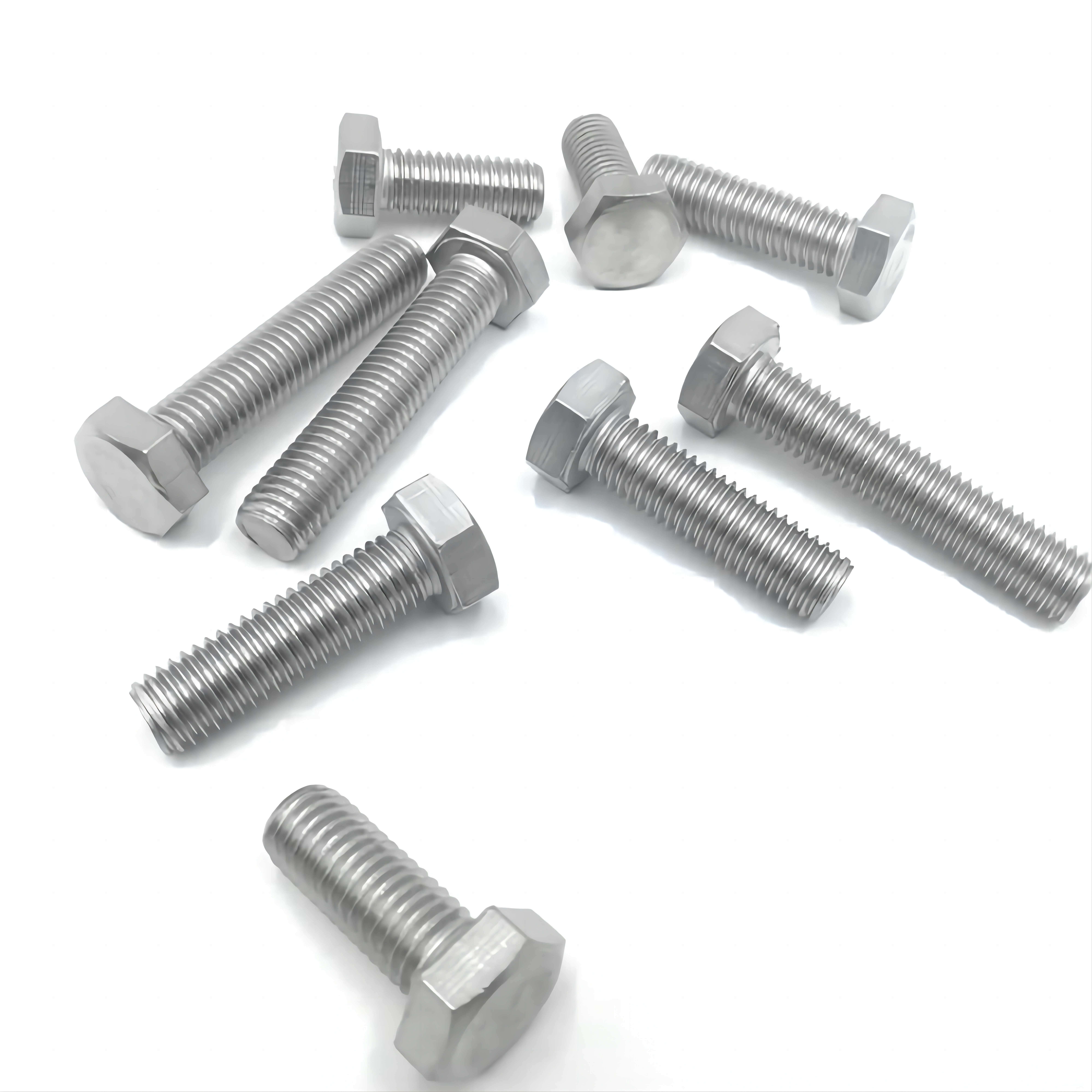 Carbon steel hex bolt, grade-documented metric hex head bolt for structural and machinery fastening